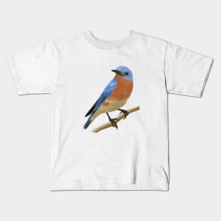 Eastern Blue bird Kids T-Shirt